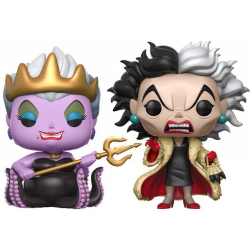 Figurine Funko POP Ursula & Cruella de Vil (Disney Villains)