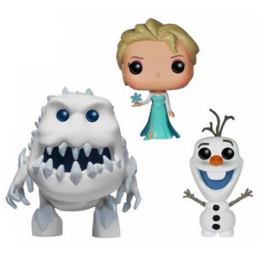 Figurine Funko POP Elsa, Marshmallow & Olaf (Frozen)