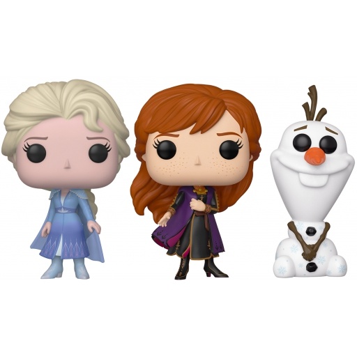 Figurine Funko POP Elsa, Olaf & Anna (Frozen II)