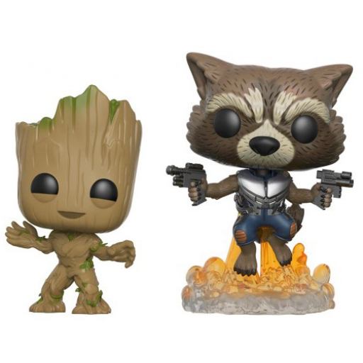 Figurine Funko POP Groot & Rocket (Guardians of the Galaxy vol. 2)