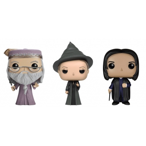 Figurine Funko POP Professors (Albus Dumbledore, Minerva McGonagall & Severus Snape) (Harry Potter)