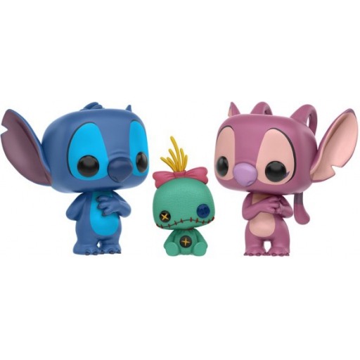 Figurine Funko POP Stitch, Scrump & Angel (Lilo et Stitch)