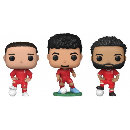 Funko POP Darwin Nunez, Mohamed Salah & Luis Diaz (Liverpool) (Premier League (UK Football League))