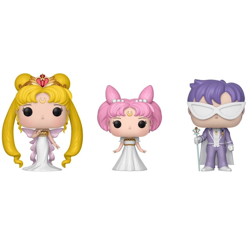 Figurine Funko POP Neo Queen Serenity, Small Lady & King Endymion (Sailor Moon)