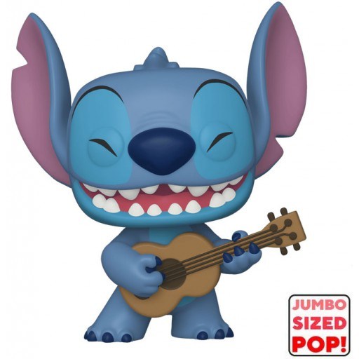 Figurine Funko POP Stitch with Ukulele (Supersized) (Lilo et Stitch)