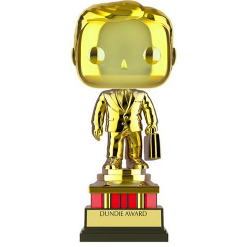 Figurine Funko POP Dundie Award (Chrome) (Gold) (The Office)