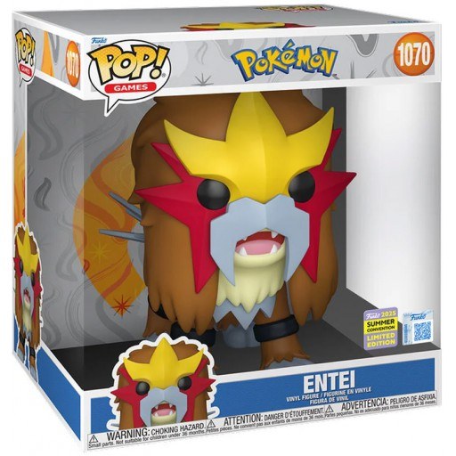 Entei (SuperSized) dans sa boîte