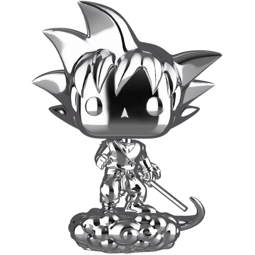 Funko POP Goku with Flying Nimbus (Chrome Silver) (Dragon Ball (DB))