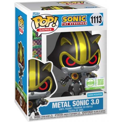 Metal Sonic 3.0 dans sa boîte