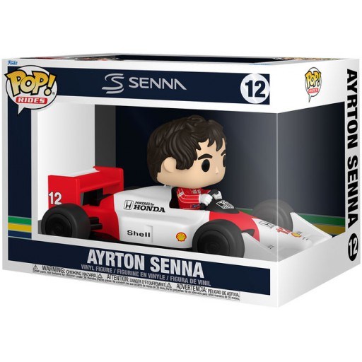 Ayrton Senna dans sa boîte
