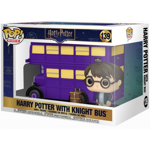 Harry Potter with Knight Bus dans sa boîte