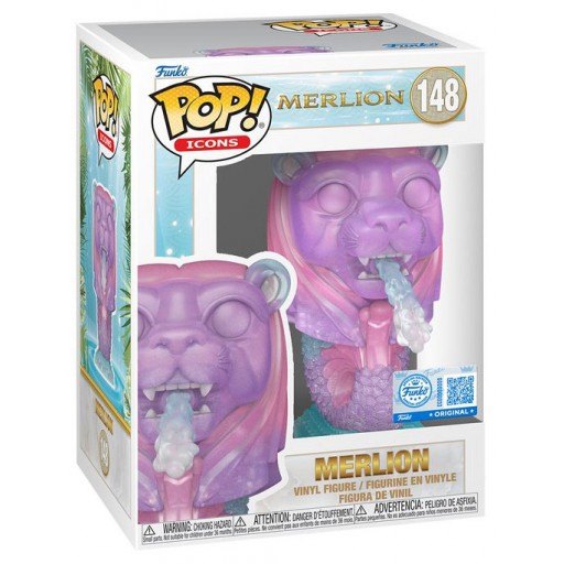 Merlion (Translucent) dans sa boรฎte