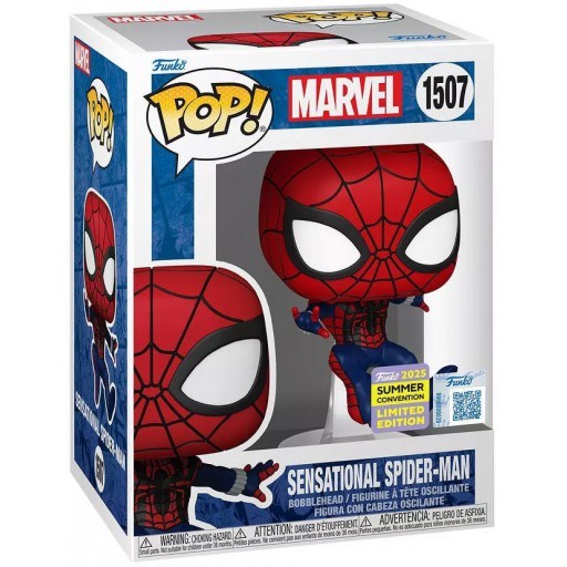 Sensational Spider-Man dans sa boîte
