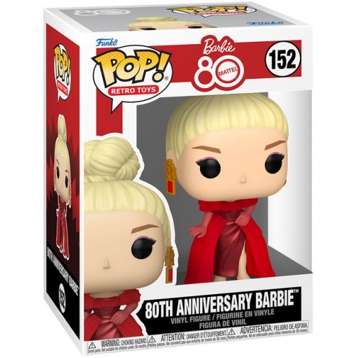 80th Anniversary Barbie dans sa boîte