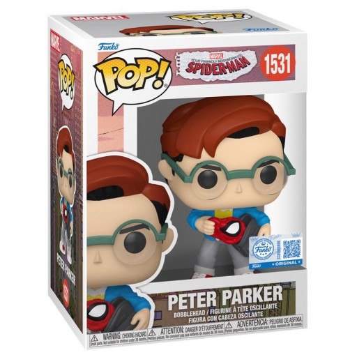 Peter Parker dans sa boîte