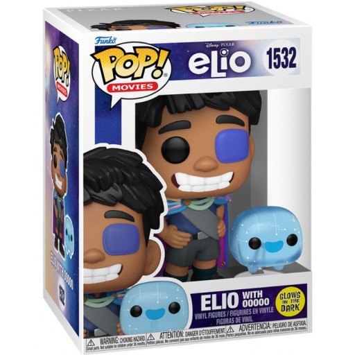 Elio with 00000 (Glow in the Dark) dans sa boîte