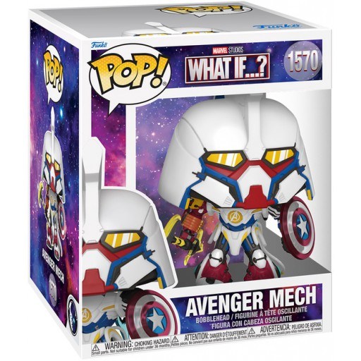 Avenger Mech (SuperSized) dans sa boรฎte