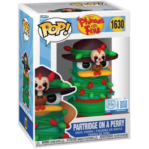 Partridge on a Perry dans sa boîte