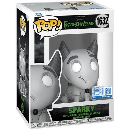 Sparky dans sa boรฎte