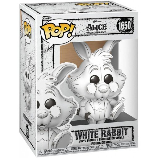 White Rabbit (Sketched) dans sa boîte