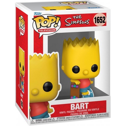 Bart with Skateboard dans sa boîte