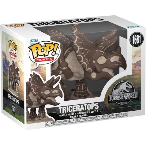 Triceratops (Fossil) dans sa boîte