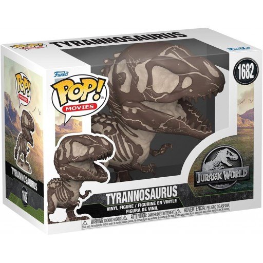 Tyrannosaurus (Fossil) dans sa boîte