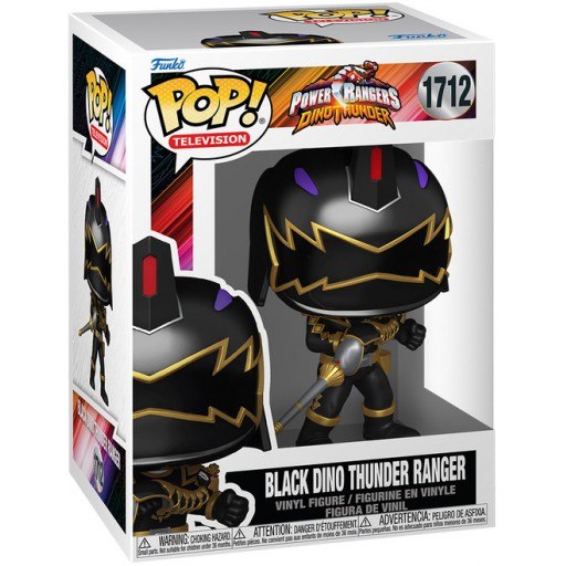 Black Dino Thunder Ranger dans sa boîte