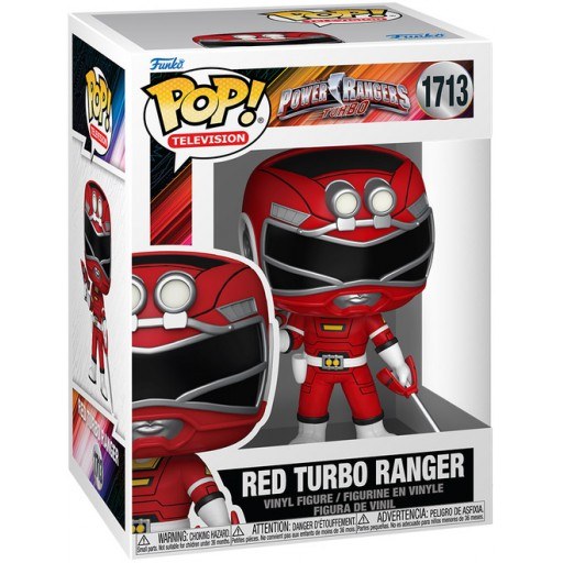 Red Turbo Ranger dans sa boîte