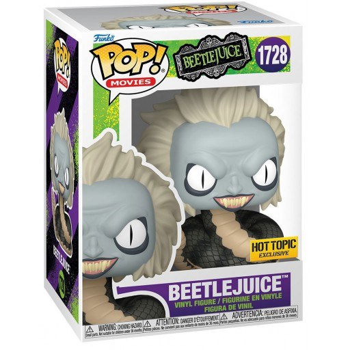 Beetlejuice Snake dans sa boîte