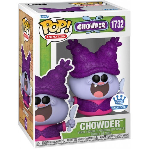 Chowder dans sa boîte