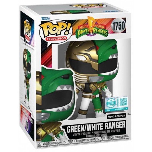 Green / White Ranger dans sa boîte