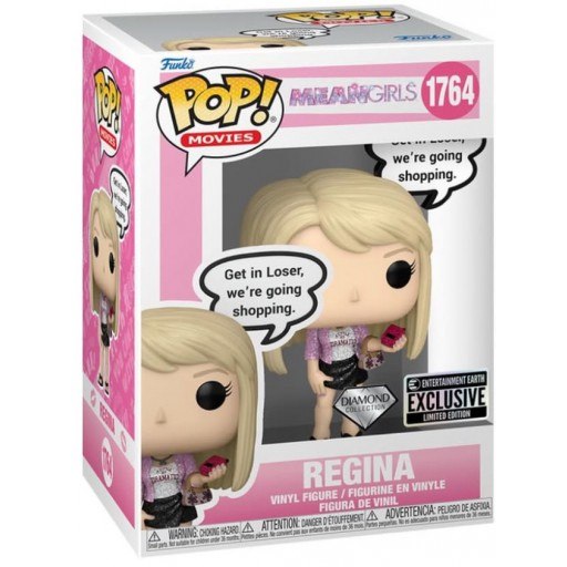 Regina (Make Fetch Happen) (Diamond Glitter) dans sa boîte
