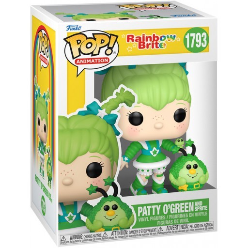 Patty O'Green and Sprite dans sa boîte
