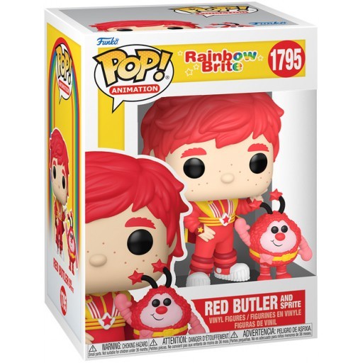 Red Butler and Sprite dans sa boîte