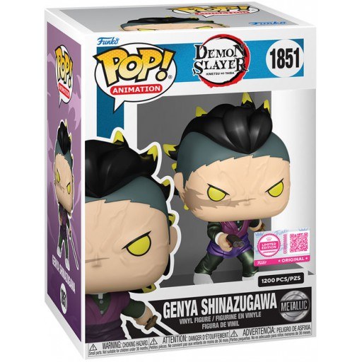 Genya Shinazugawa (Demon Form) (Metallic) dans sa boîte