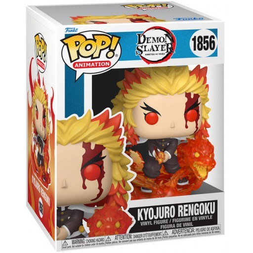Kyojuro Rengoku dans sa boîte