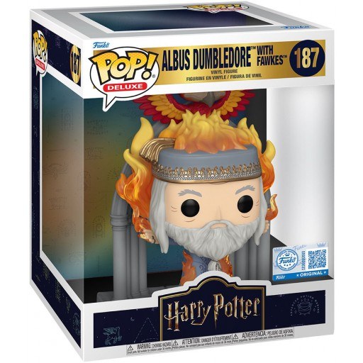 Albus Dumbledore with Fawkes dans sa boîte