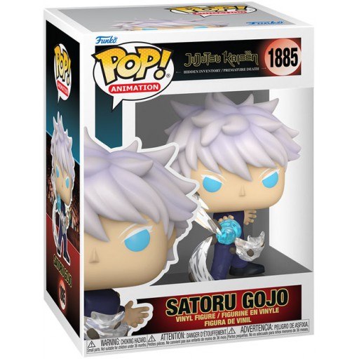 Satoru Gojo (Cursed Technique Lapse: Blue) dans sa boîte