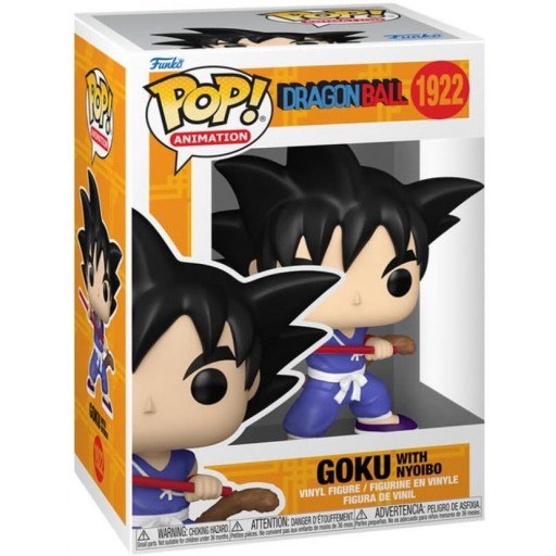 Goku with Nyoibo dans sa boîte
