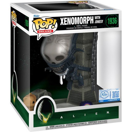 Xenomorph with Jonesy dans sa boรฎte