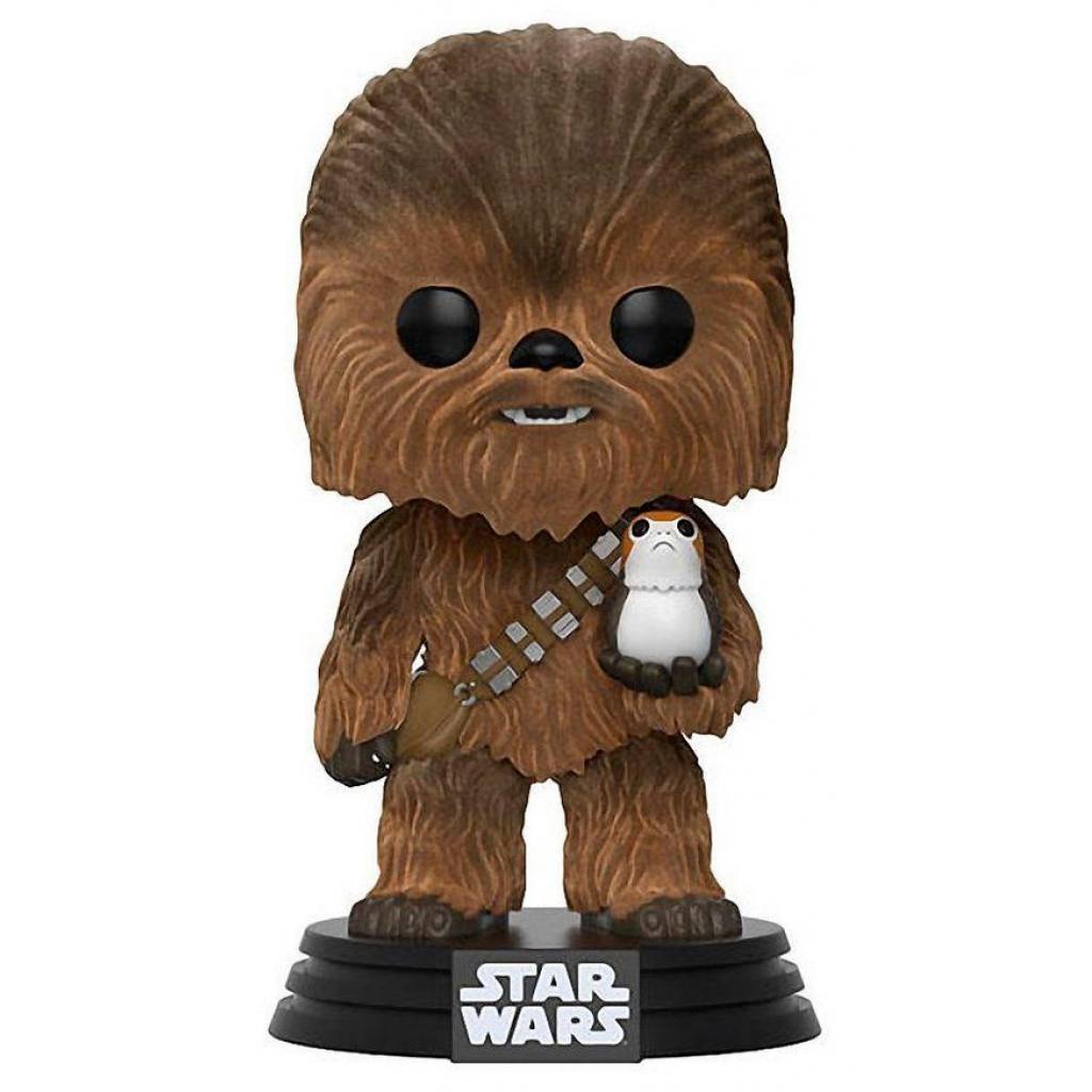 Figurine Funko POP Chewbacca with Porgs (Flocked) (Star Wars: Episode VIII, The Last Jedi)