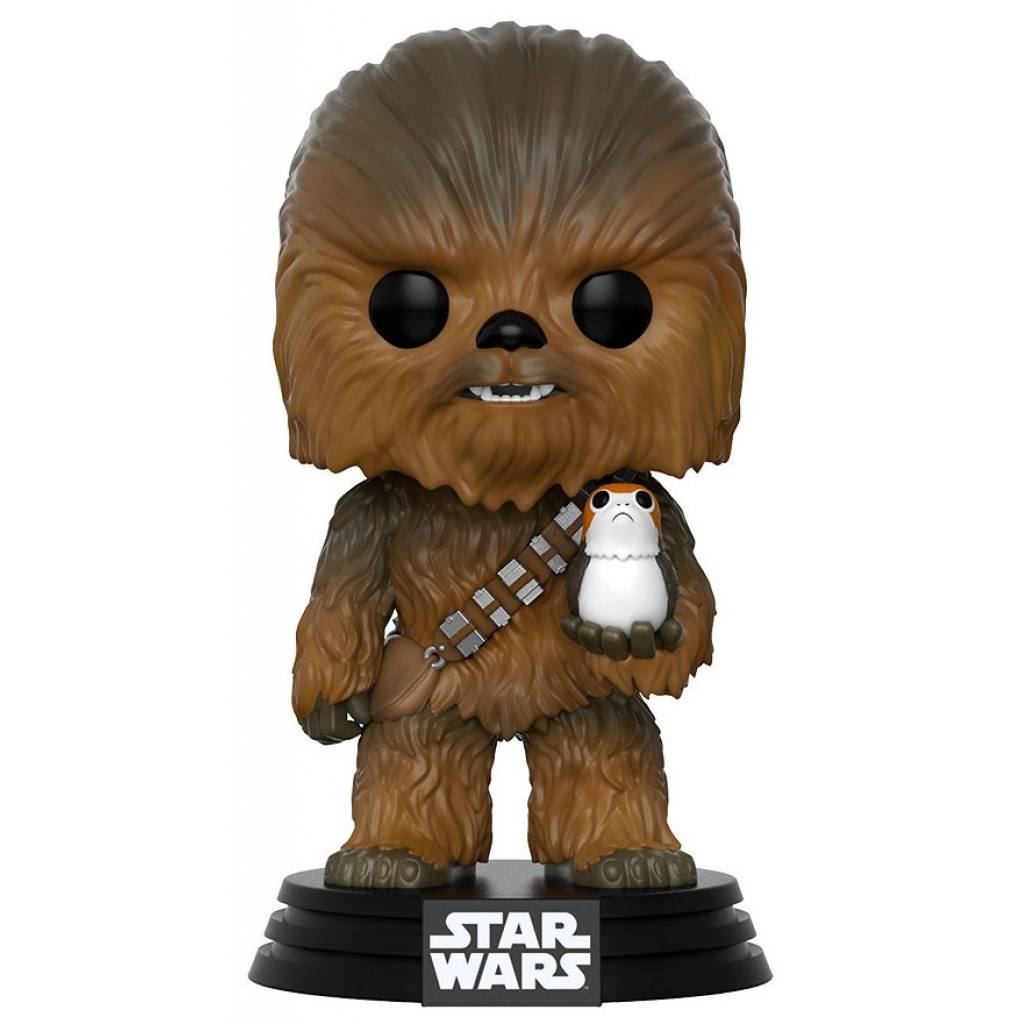 Figurine Funko POP Chewbacca with Porgs (Star Wars: Episode VIII, The Last Jedi)