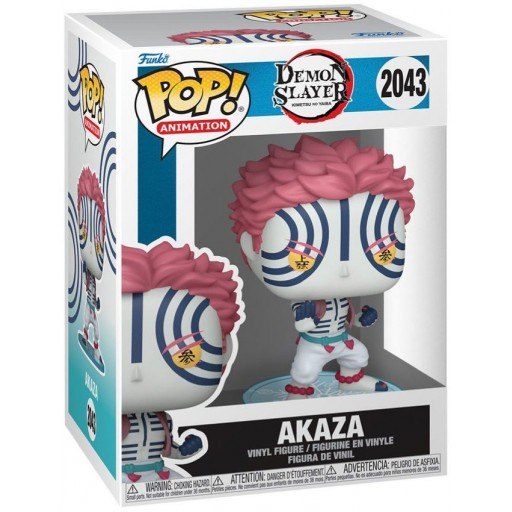 Akaza dans sa boîte