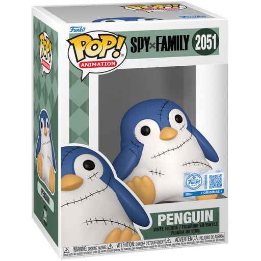 Penguin dans sa boîte