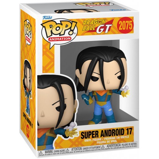 Super Android 17 dans sa boîte