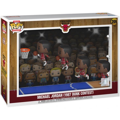 Michael Jordan (1987 Dunk Contest) - Moment dans sa boîte