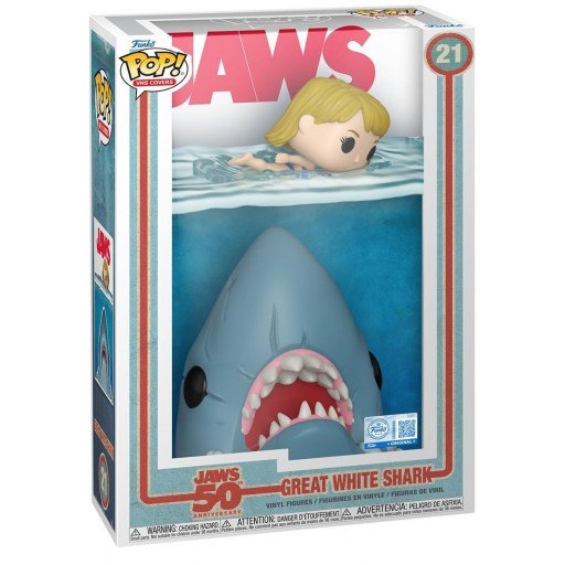 Great White Shark dans sa boîte