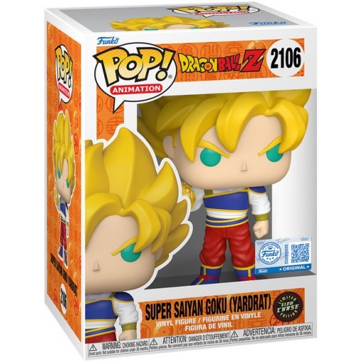 Goku Super Saiyan (Yardrat) (Chase & Glow in the Dark) dans sa boรฎte
