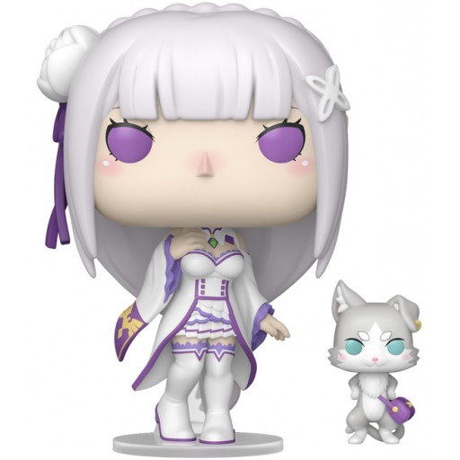Funko POP Emilia with Puck (Re:Zero - Starting Life in Another World)